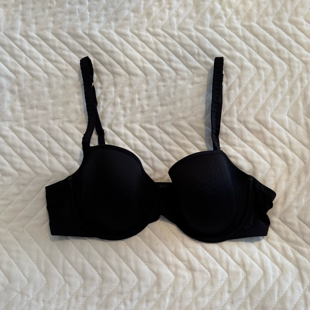 ThirdLove 24/7 Classic T-Shirt Bra Black 34C